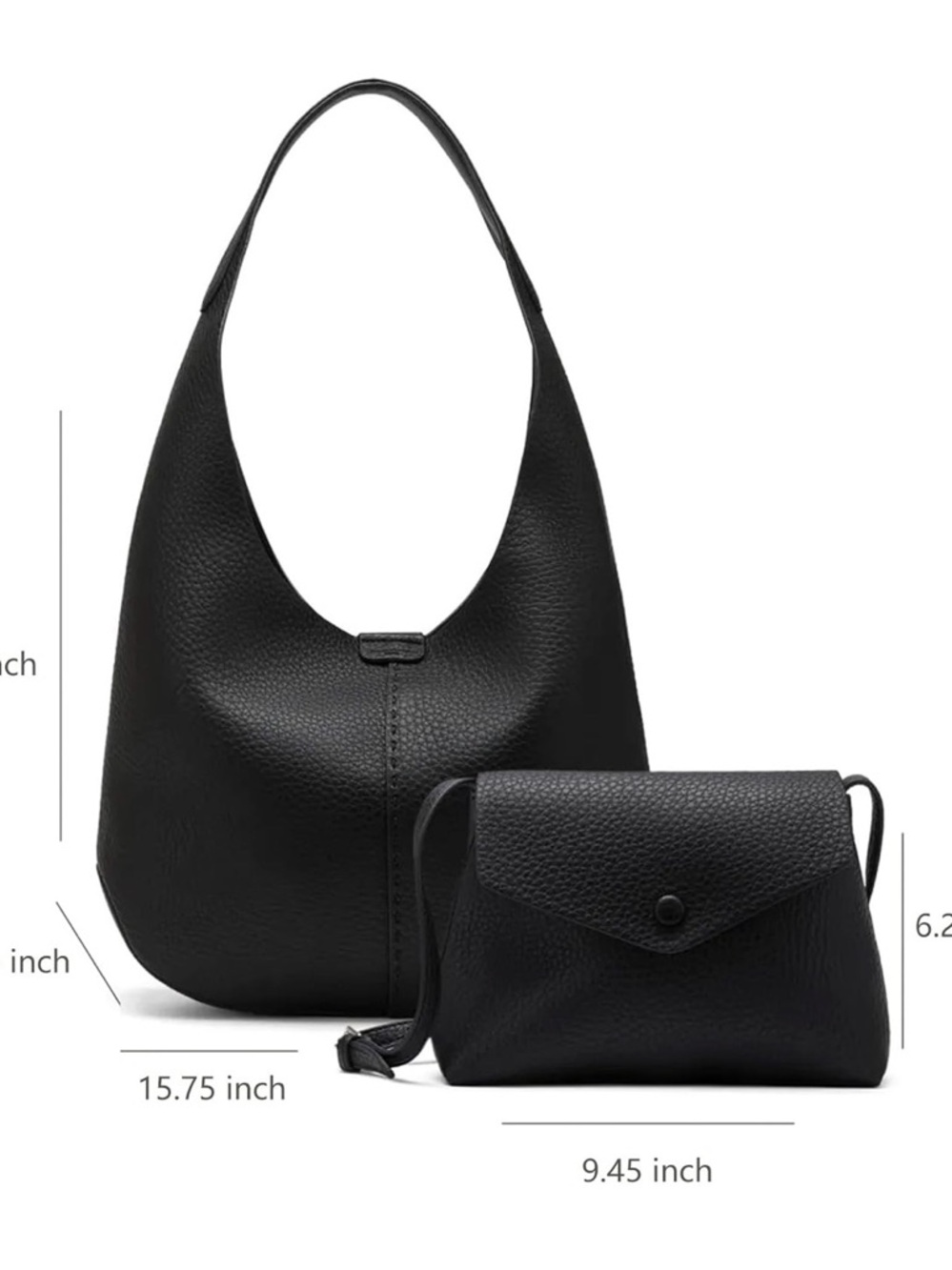 Two for one Hobo and crossbody bag. - Picture 13 of 15